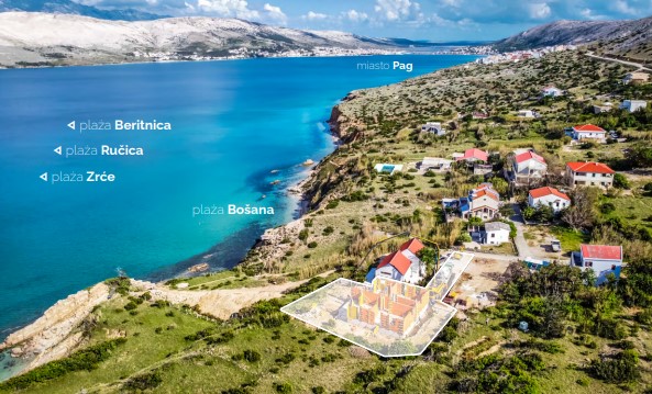 Luksuzni apartmani u modernoj vili, otok Pag